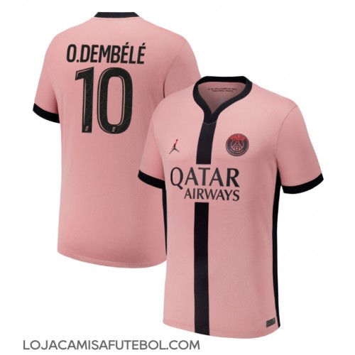 Camisa de Futebol Paris Saint-Germain Ousmane Dembele #10 Equipamento Alternativo 2024-25 Manga Curta